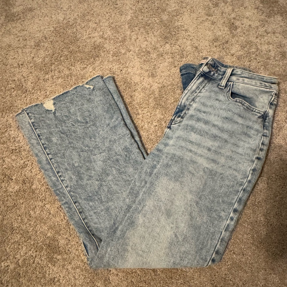 SO Light Wash High Rise kick flare Jeans – Size 7/28